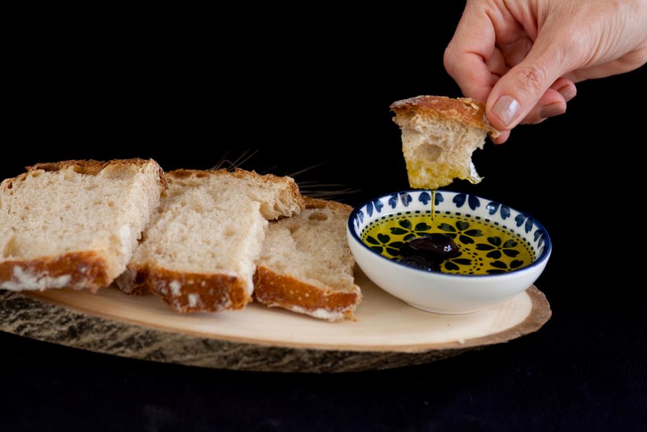 Olive oil & olives